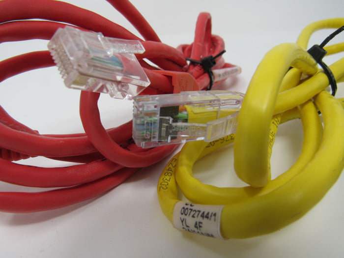 Standard-Lot-of-3-Ethernet-Patch-Cables-RJ-45-Variety-of-Lengths-Cat5e-884 8