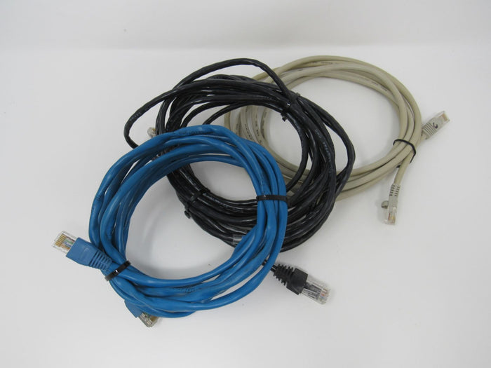 Standard-Lot-of-3-Ethernet-Patch-Cables-RJ-45-Variety-of-Lengths-Cat5e-898 2