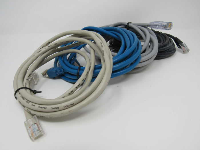 Standard-Lot-of-4-Ethernet-Patch-Cables-RJ-45-Variety-of-Lengths-Cat5e-894 2