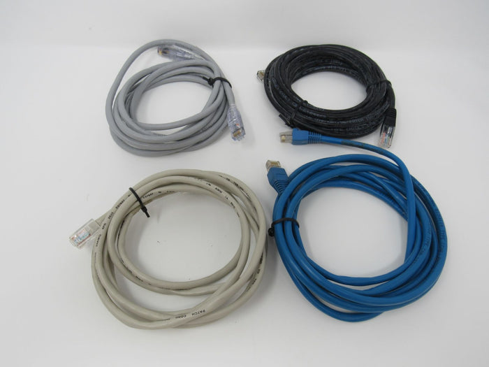 Standard-Lot-of-4-Ethernet-Patch-Cables-RJ-45-Variety-of-Lengths-Cat5e-894 3