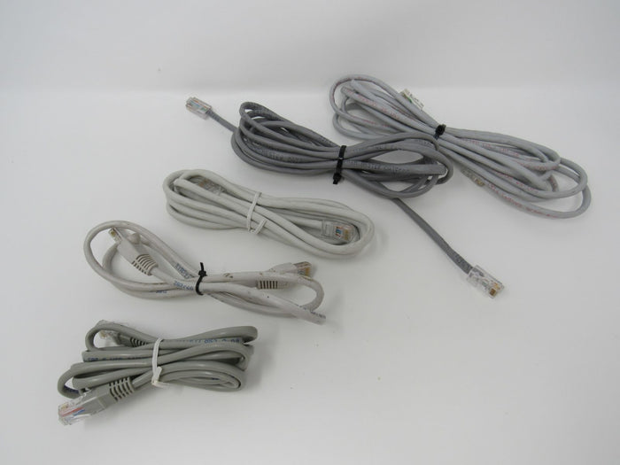 Standard-Lot-of-5-Ethernet-Patch-Cables-RJ-45-Variety-of-Lengths-Cat5e-896 1