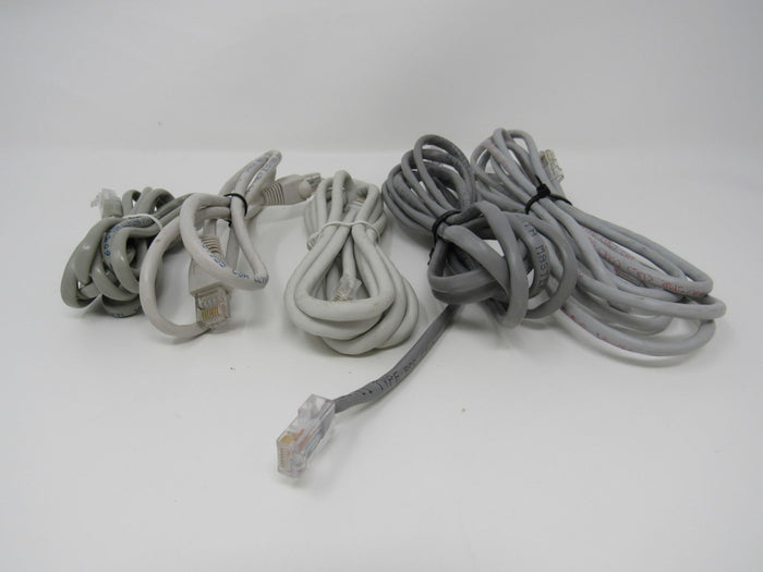 Standard-Lot-of-5-Ethernet-Patch-Cables-RJ-45-Variety-of-Lengths-Cat5e-896 5