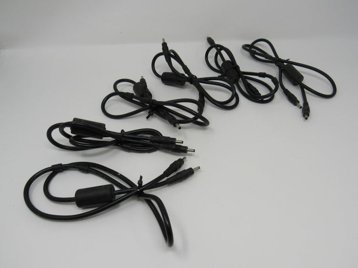 Standard-Power-Adapter-Cables-Black-End-Lot-of-6-30-in-370 1