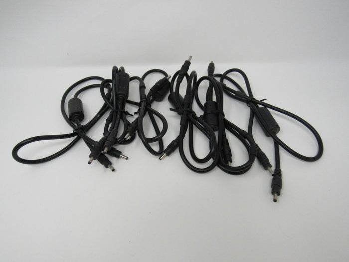 Standard-Power-Adapter-Cables-Black-End-Lot-of-6-30-in-370 3
