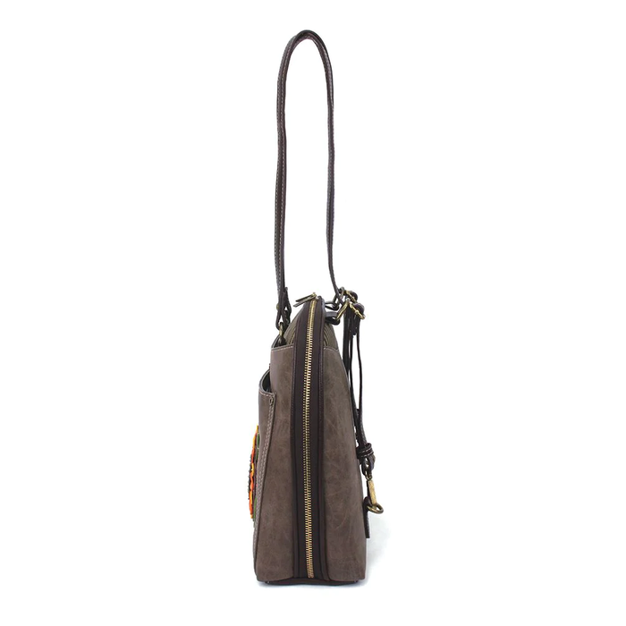 chala sunflower convertible backpack on a white background