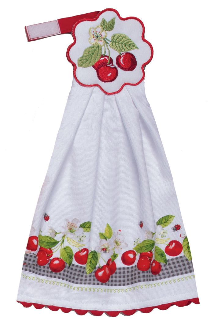 SWEET CHERRY HANG-UP TOWEL
