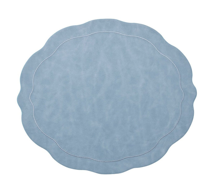 Tailored Placemat in Periwinkle by Kim Seybert at Fig Linens and Home