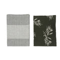 Tea Towel Set Olives - Green