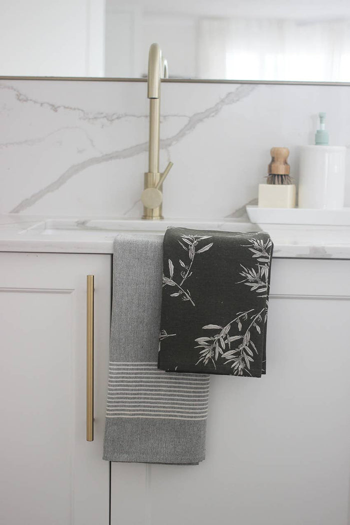 Tea Towel Set Olives - Green