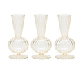 Kim Seybert BUD VASE: TESS S3 - Champagne Glass Bud Vases Set at Fig Linens and Home 1
