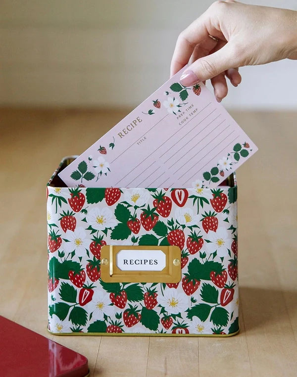 Tin Recipe Box