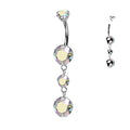 (TIN44) Belly Rings Titanium