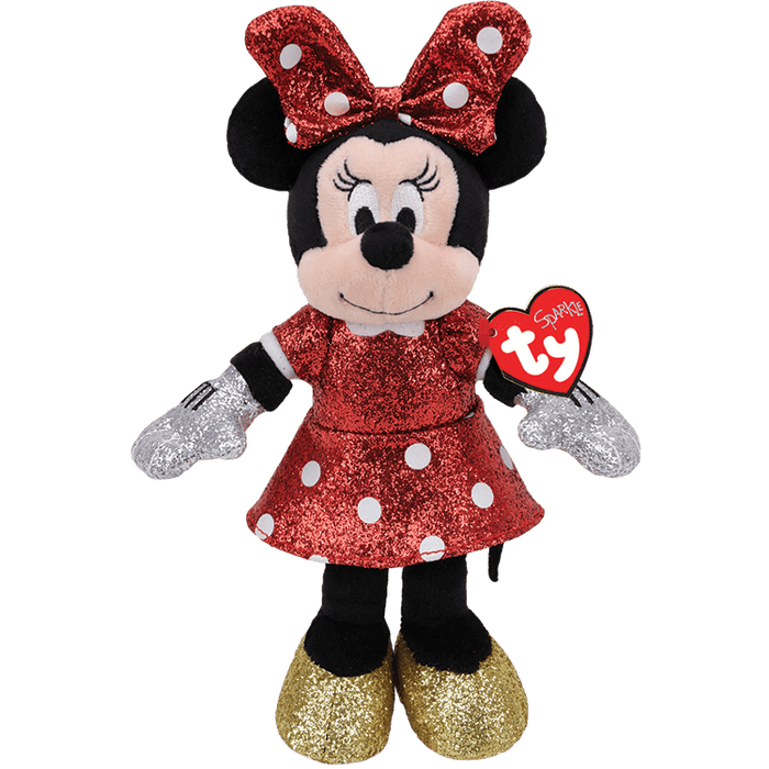 Ty© Minnie Mouse Sparkle Small Beanie Boo