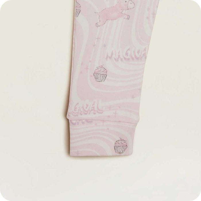 warmies pj set on a cream background