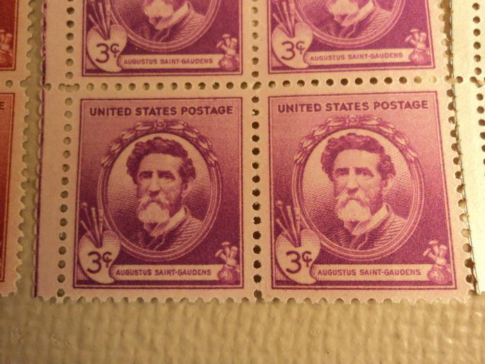 USPS Scott 884-88 American Artists 1940 Lot Of 5 Plate Block 20 Stamps Mint NH -- New