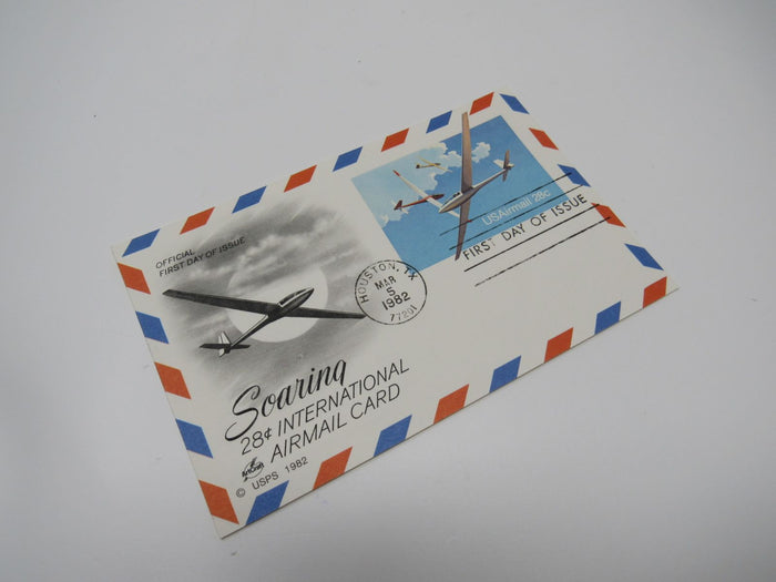 USPS-Scott-UXC20-Vintage-28c-US-Air-Mail-Soaring-Gliders-First-Day-of-Issue-296 2