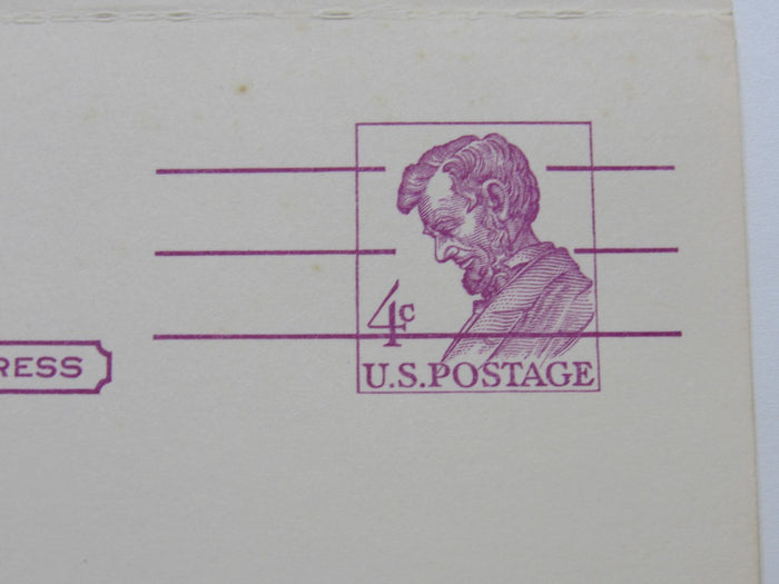 USPS-Scott-UY18-4c-Abraham-Lincoln-Carmine-Rose-On-Buff-Postal-Reply-Card-884 4