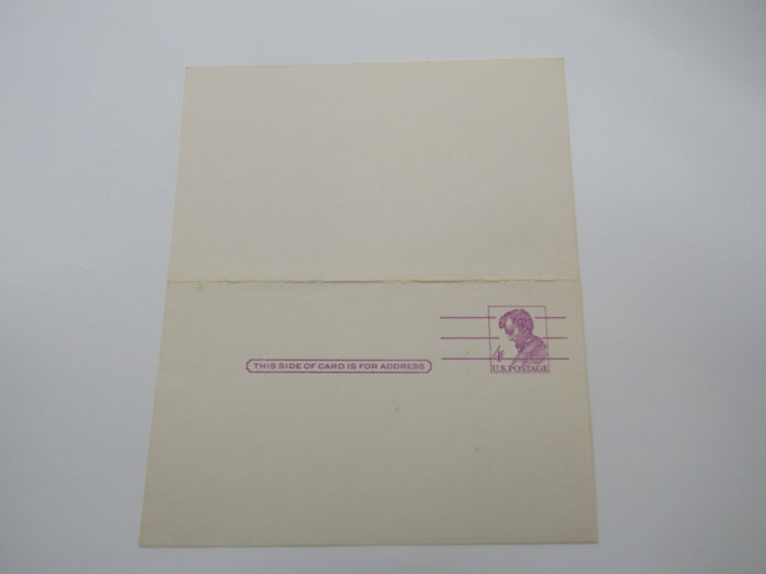 USPS-Scott-UY18-4c-Abraham-Lincoln-Carmine-Rose-On-Buff-Postal-Reply-Card-884 5
