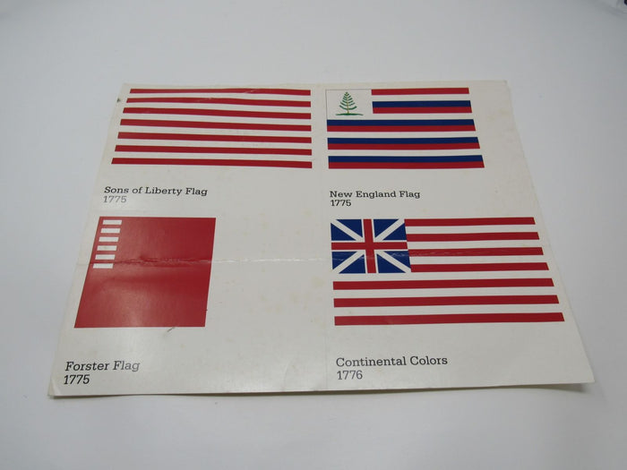 USPS-UX317-36-20c-USA-4-Flags-Sheet-Continental-Colors-F-(Fine)-Postal-Card-374 8