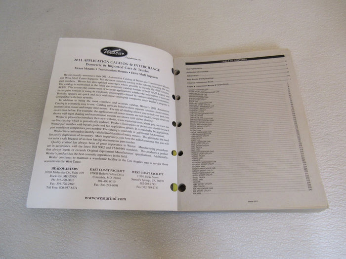 Westar-Industries-Inc-2011-Application-Catalog-Interchange-Automotive-WES2011-306 6